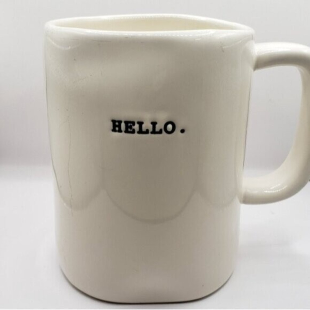 Rae Dunn HELLO Mug Classic Style Artisan Collection